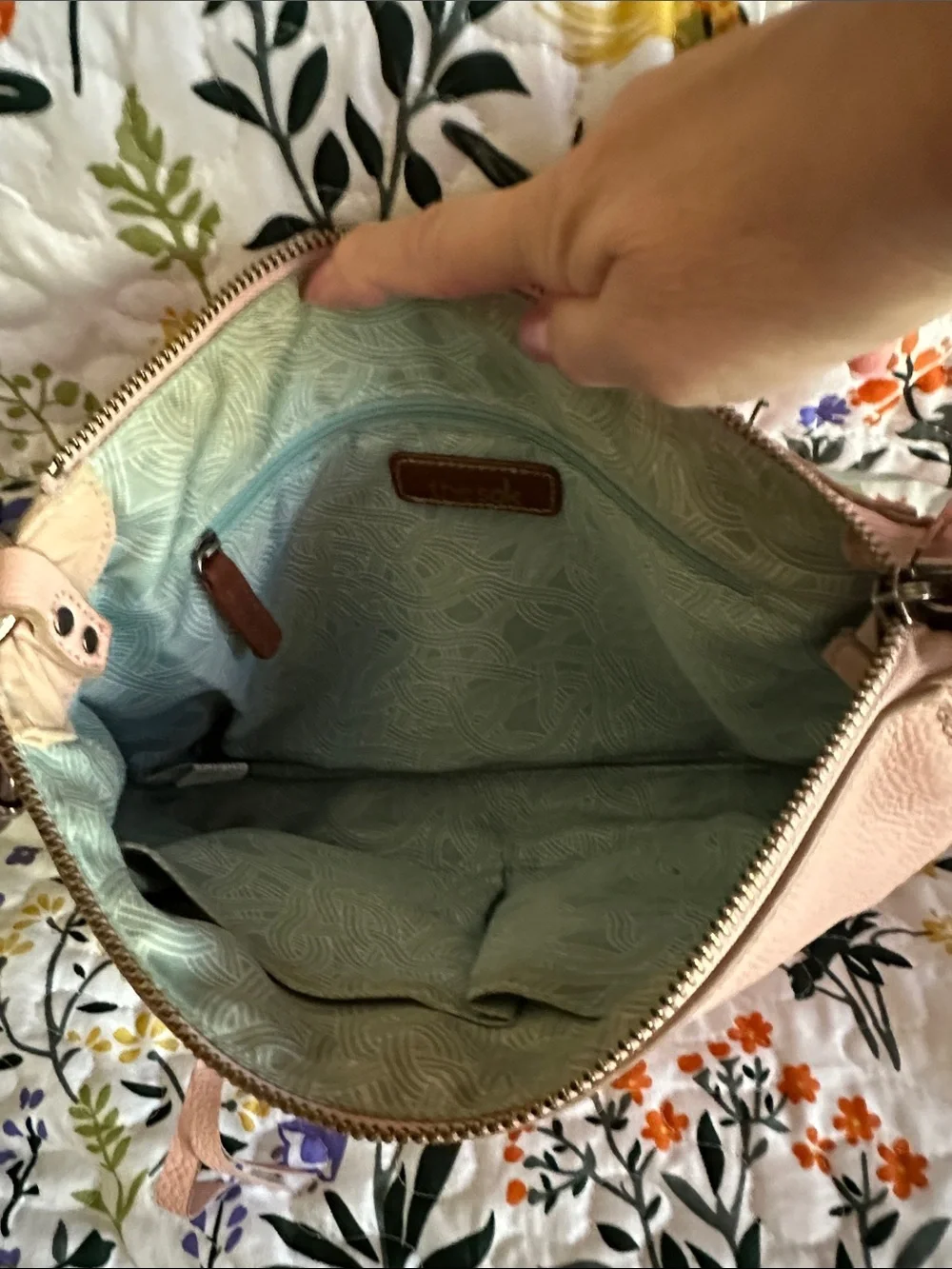 The Sak Collective Pink Pebble Leather Hobo Bag